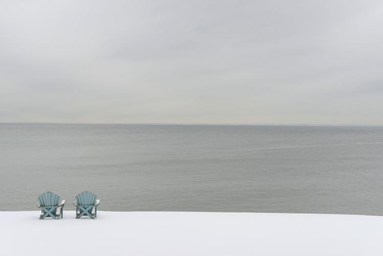 Winter Peace for Two, Southport by Lisa Thoren