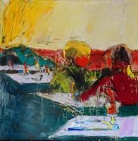 Sunset Terrace by Helen Cantrell