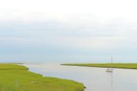 Ina Peaceful Harbor She  Waits Old  Lyme by Tom Kretsch