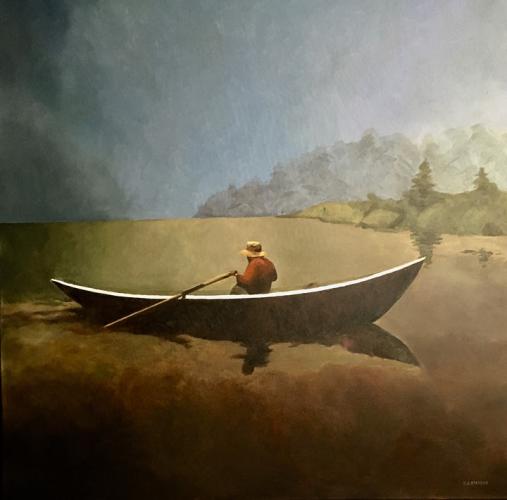 McKenzie Drift Boat by Rosemary Cotnoir