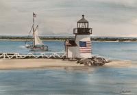 Brant Point Lighthouse by Lisa Koorbusch