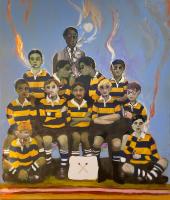 Smoking Class For Junior Rugby Players by Cindy Ruskin