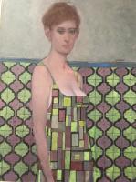 womanwithdecorative dress by Robert Baxter
